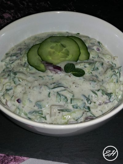 Cucumber raita - Salata de castraveti indiana - Extravagance House